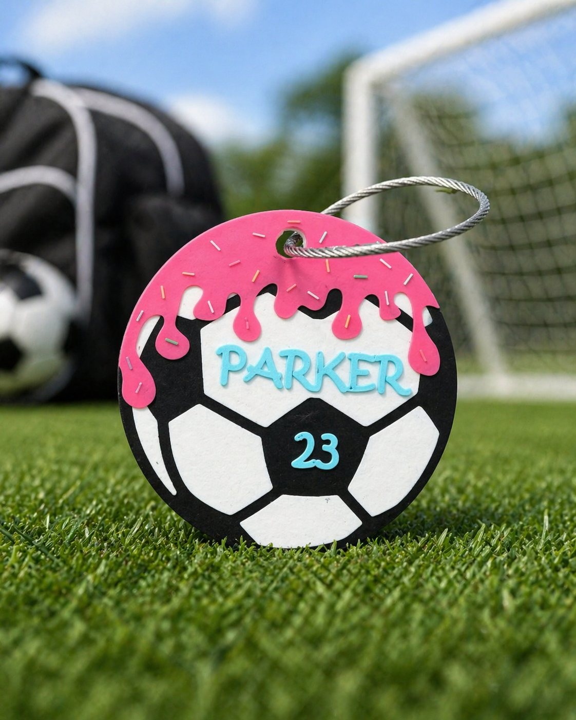 Soccer Drip Swag-Tag